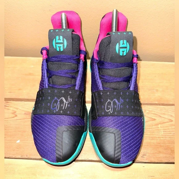 James Harden adidas Harden Vol 3 Drew League College Purple Size 5.5 - Picture 4 of 9